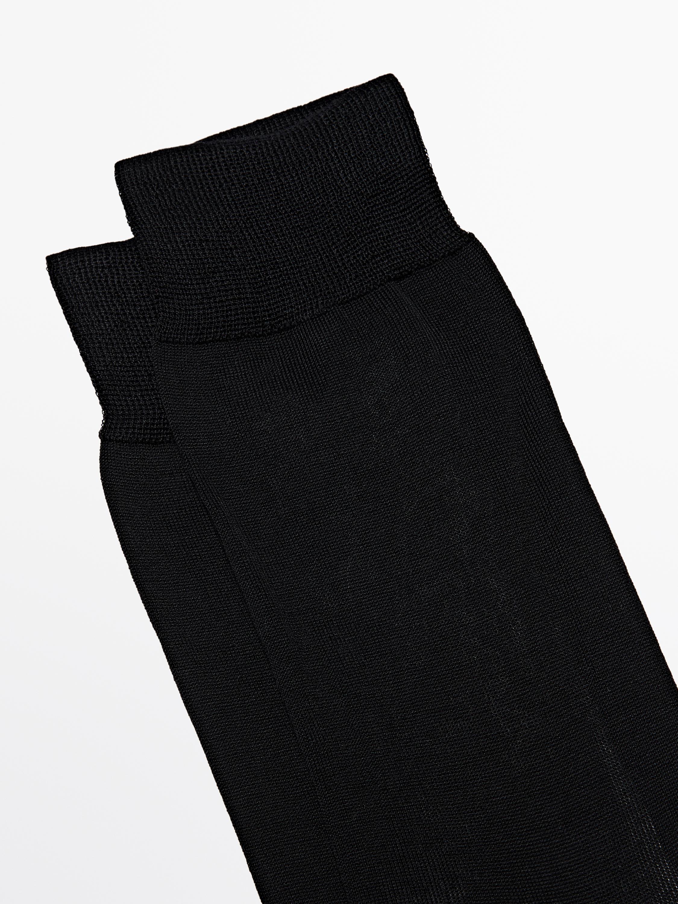 Chaussettes habillées unies